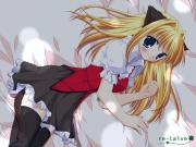 Прикрепленное изображение: www.animeblog.ru_25605_animal_ears_bed_catgirl_fang_tagme_thighhighs.jpg